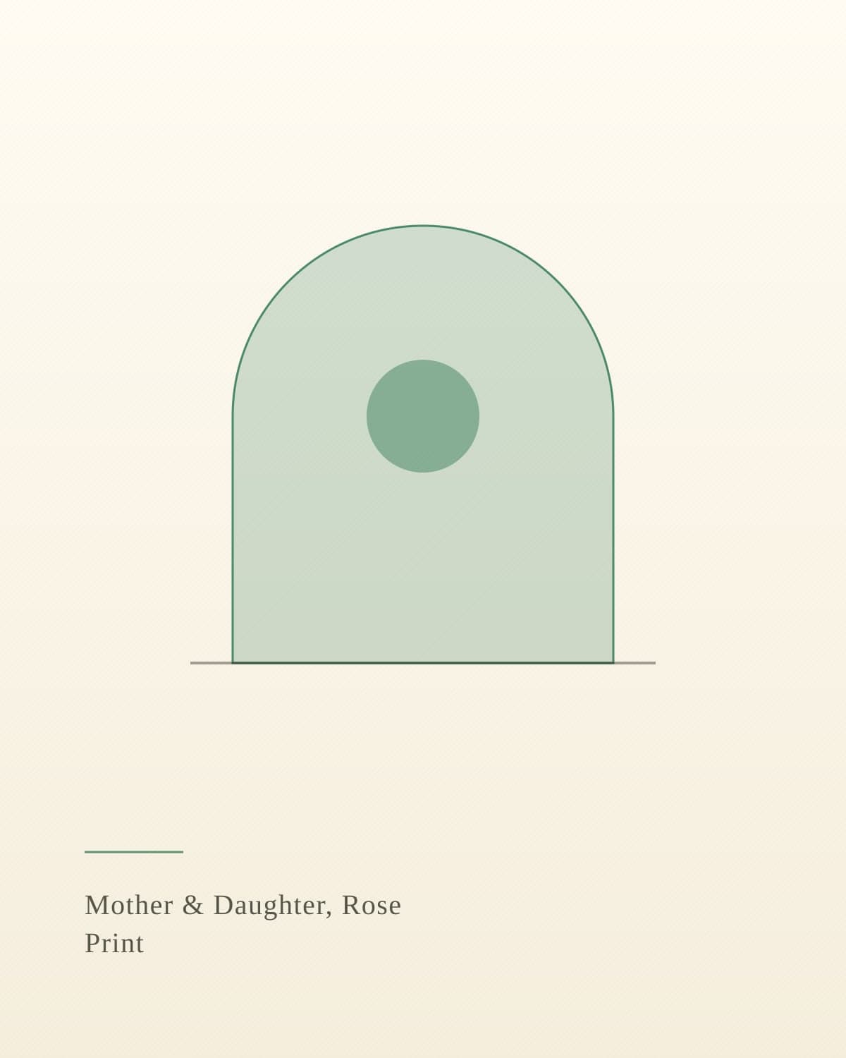 Mother & Daughter, Rose Print